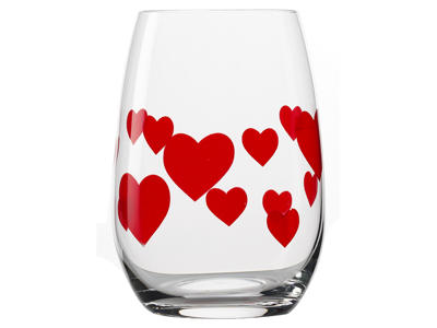 Glas L'Amour Tumbler Rød 33,5 cl