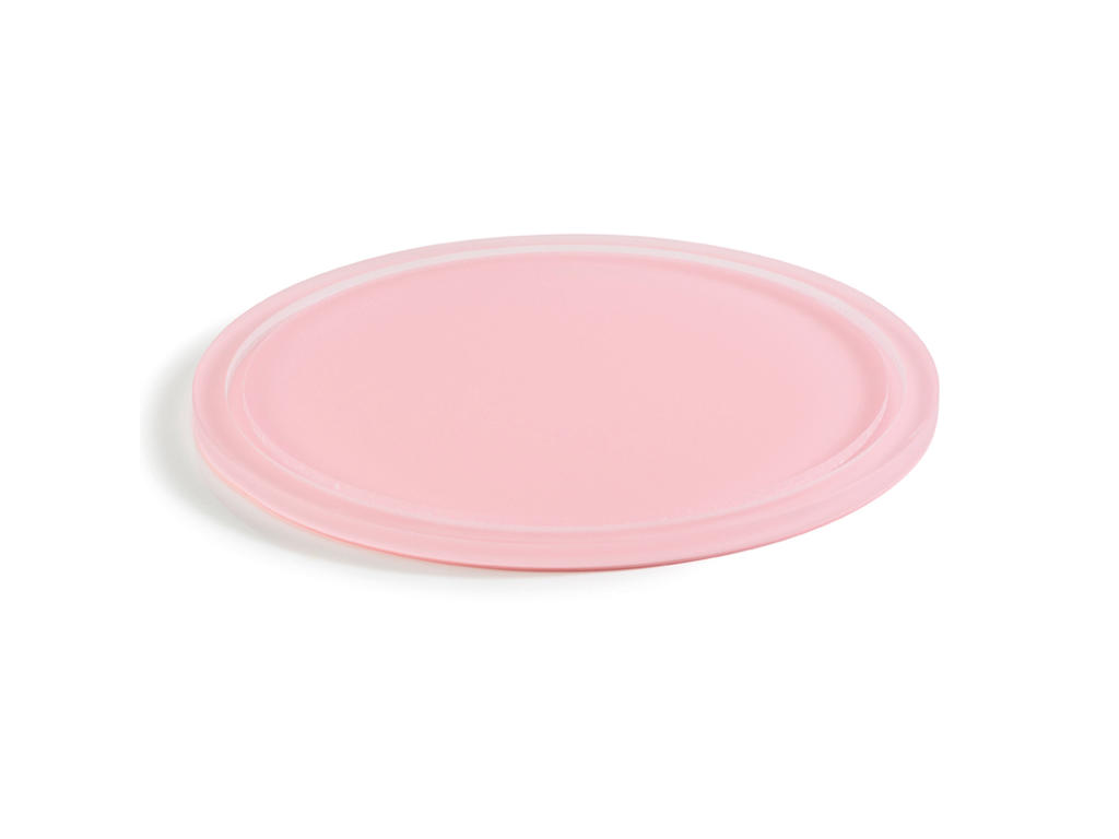 Bakke Rund til klokke 30 cm Pink Mealplak
