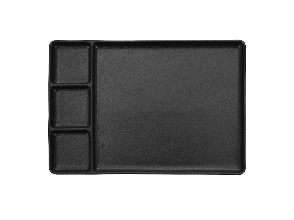 RAW Tallerken t/tapas/Sushi Titanium Bla