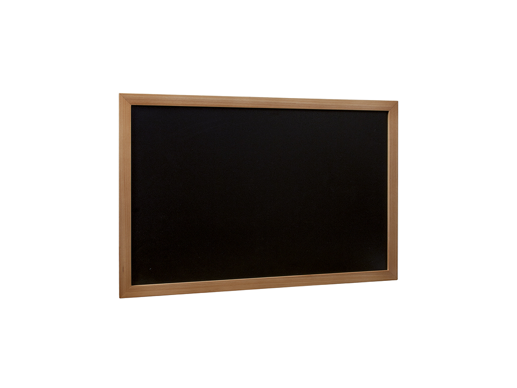 Tavle 40x60 cm teak lakeret træ ramme