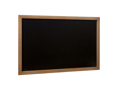 Tavle 40x60 cm teak lakeret træ ramme