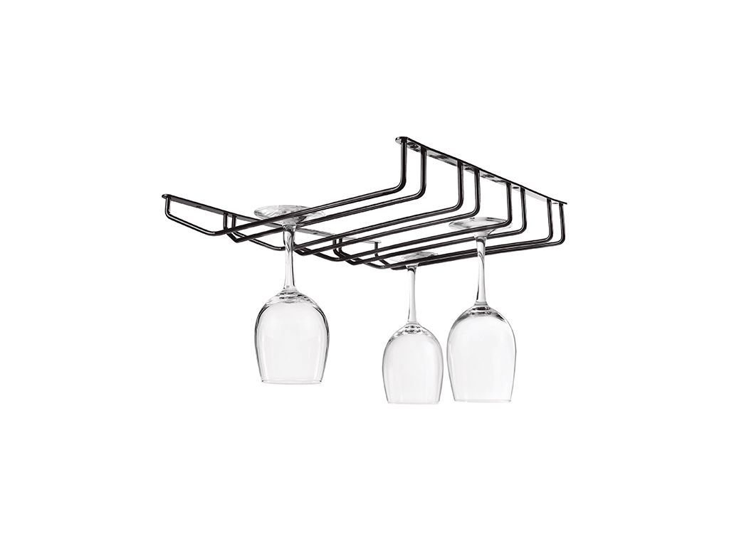 Glasophæng Sort 4 rækker 34x40 cm