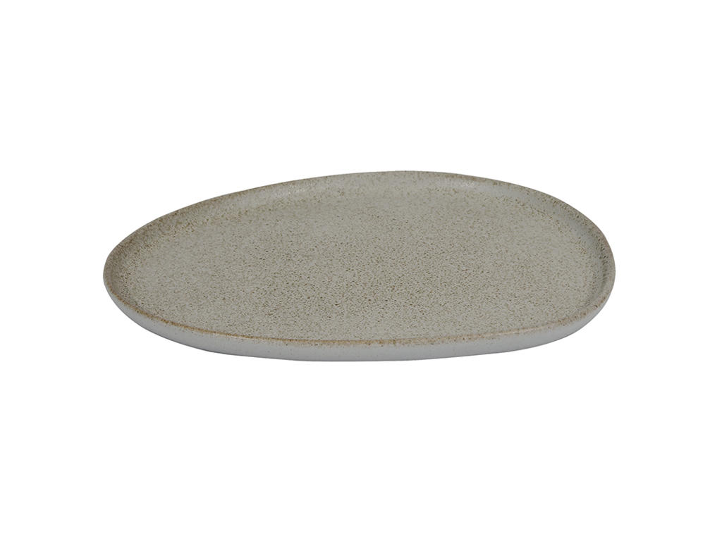 RAW Tallerken Organic 24x21 cm Beige