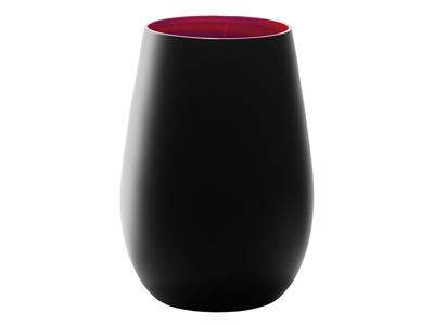 Glas Elements Vand Sort/Rød 46,5 cl