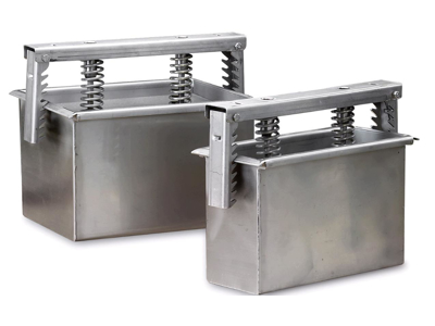 Rullepølseform dobb. rustfri 28,5x21x19