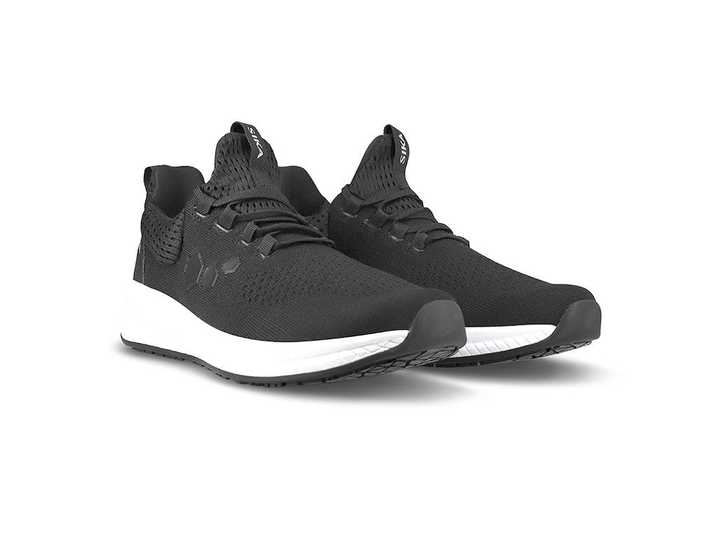 Arbejdssko Sprint Knit Sort/Hvid 45