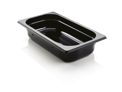 Kantine Polycarbonat Sort 1/2  GN 6,5 cm
