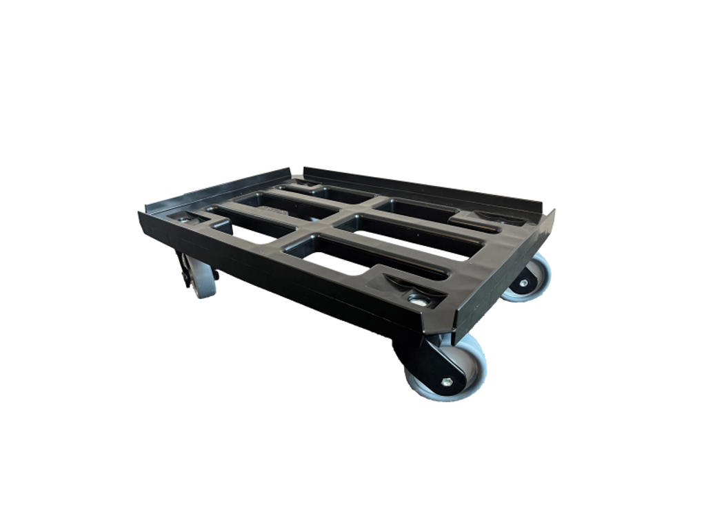 Tralle sort m. gitter 60x40 cm