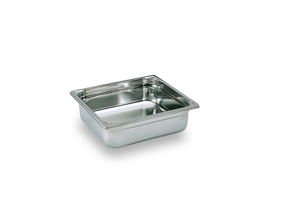 Rustfrit stål kantine / gastrobakke 2/3 GN