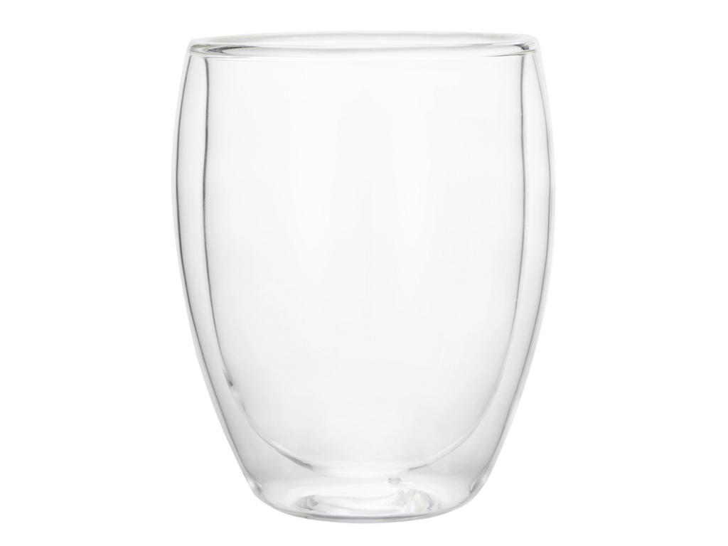 Glas 350ml Dobbeltvægget 2 stk. Curved
