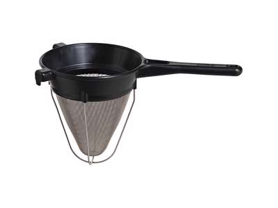 Spidssigte Ø25cm Plast ramme finmasket