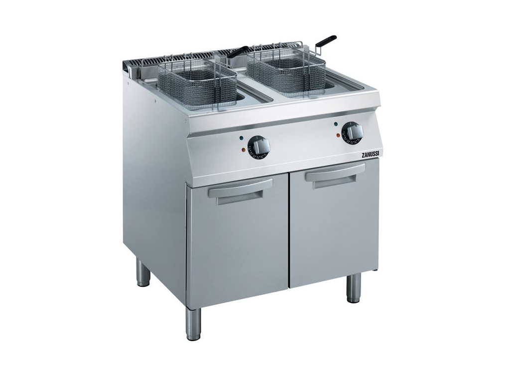 Friture 2x14 ltr m/skab el 800 mm 7