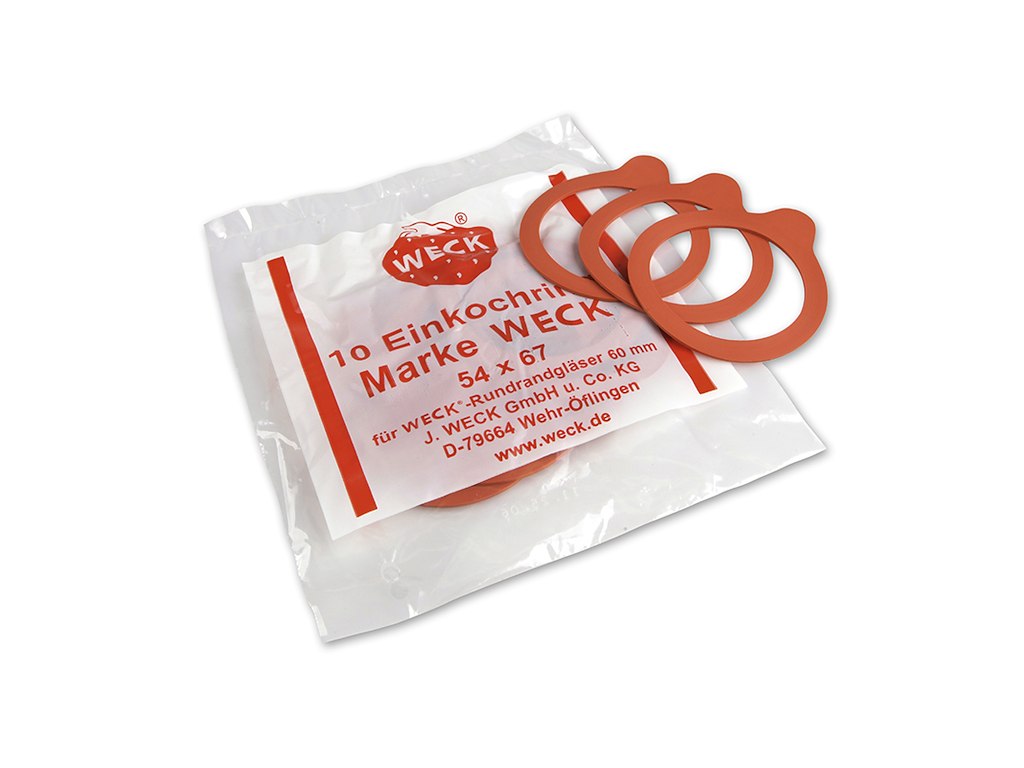 Weck Gummiring til RR60- pakke med 10 stk
