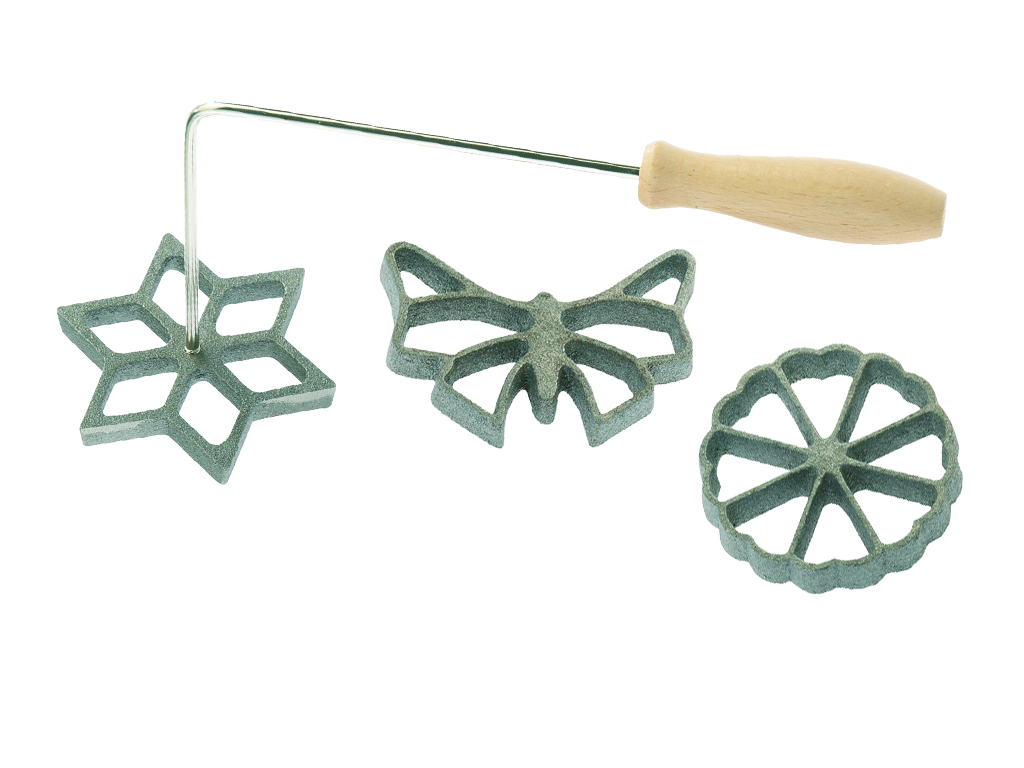 Vaffeljern med aftageligt hoved