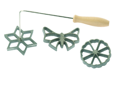 Vaffeljern med aftageligt hoved