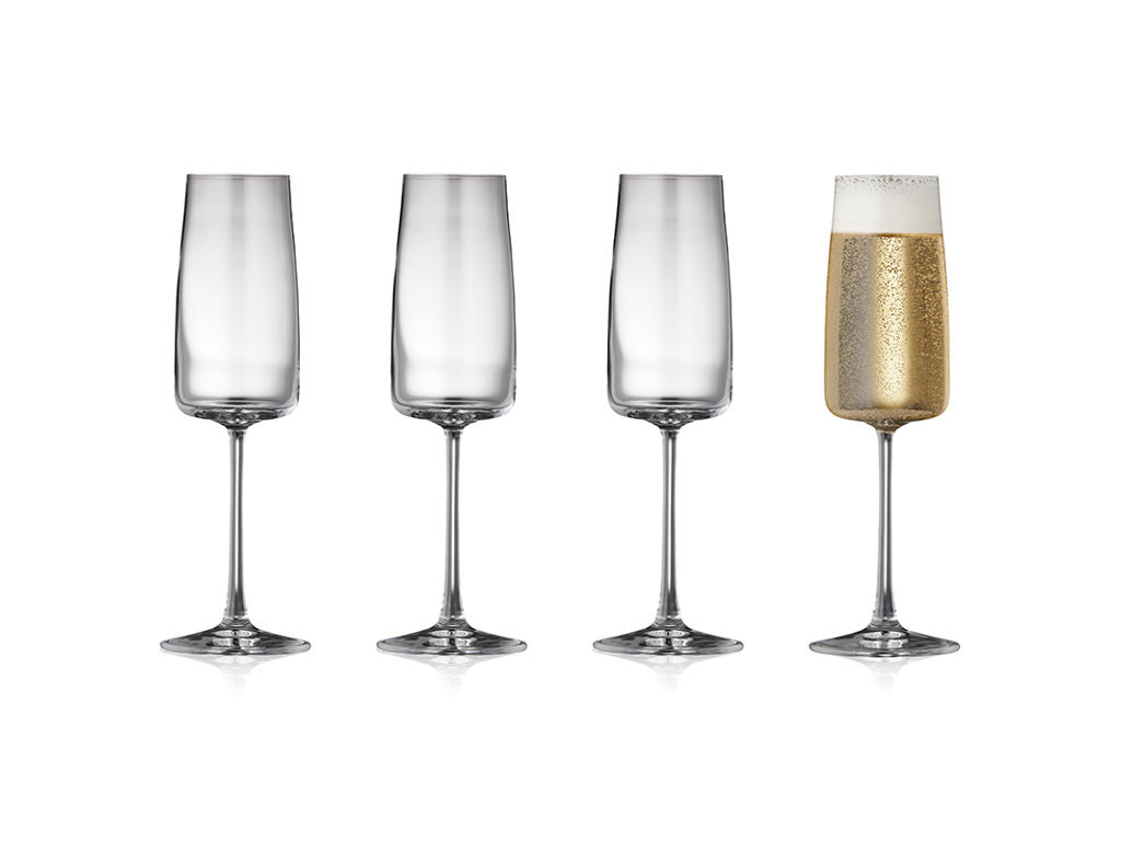Glas Champagne Zero 30 cl 4 stk.