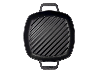 Grillpande, 26x26 cm, Victoria, støbejern