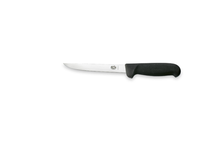 Udbener, 15 cm, Victorinox Fibrox, sort, lige blad
