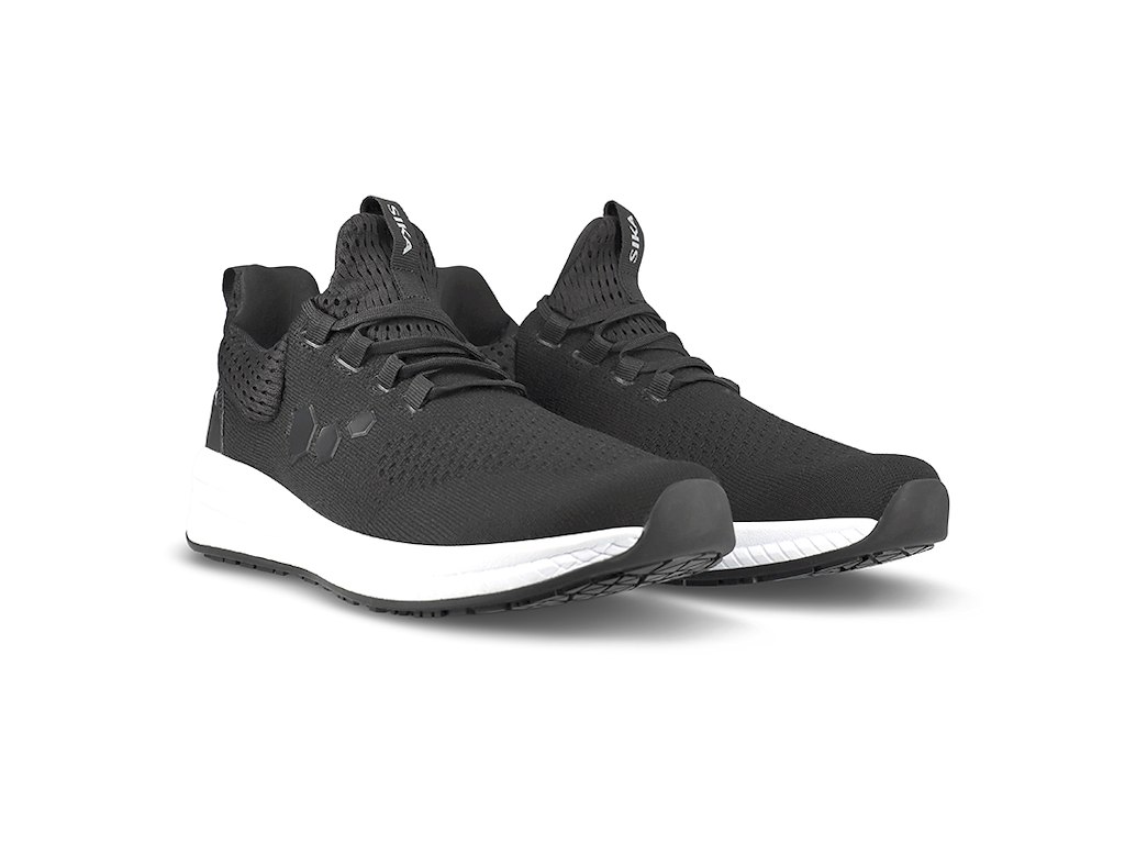 Arbejdssko Sprint Knit Sort/Hvid 48