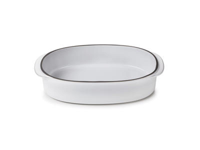 Fad Oval 26x18,5 cm Hvid Caractere Culinaire