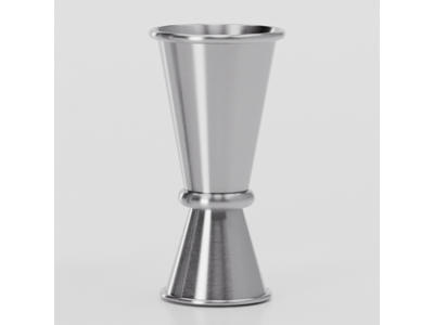 Målebæger Dobbelt 2/4 cl