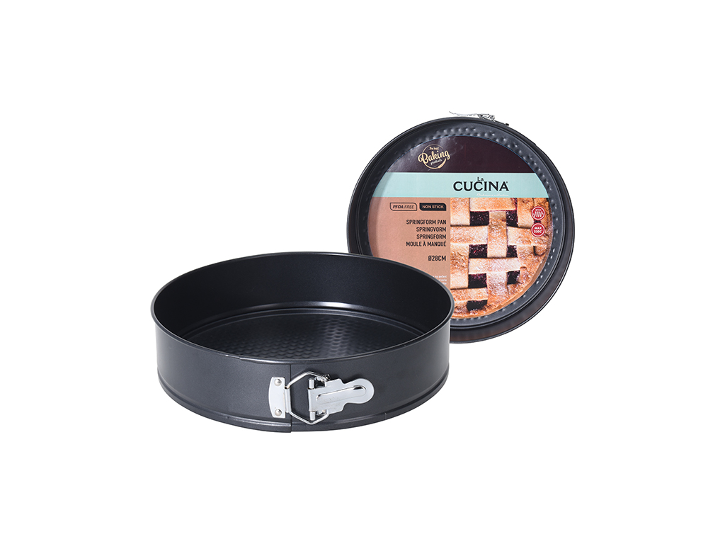 Springform 28 cm non stick højde 7 cm