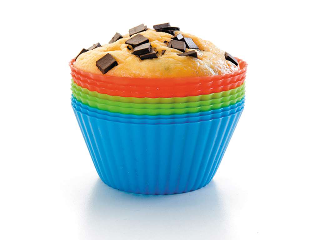 Muffinforme 12 stk silikone Ø7 cm