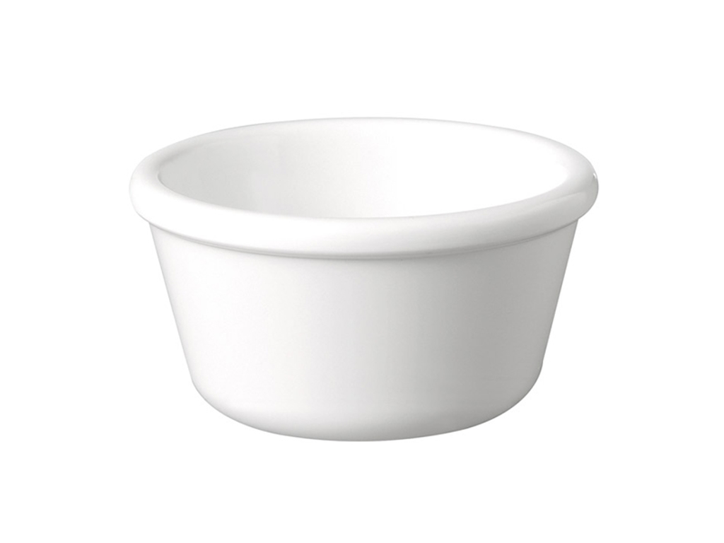 Melamin skål Hvid Ø 8,5 cm, H: 4,5 cm   