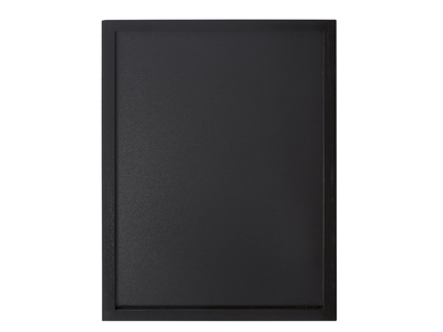 Tavle 40x60 cm sort lakeret træ ramme