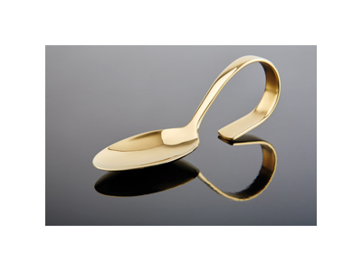 Party ske guld look 12 cm