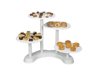 Kageopsats hvid 4 etager 