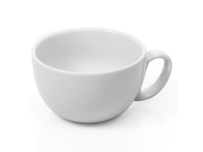 Kop Caffe Latte 350 ml Ø11 cm Hvid