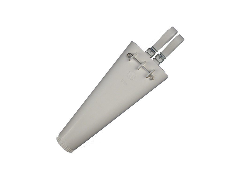 Knivskede, plast, 4 rums, hvid