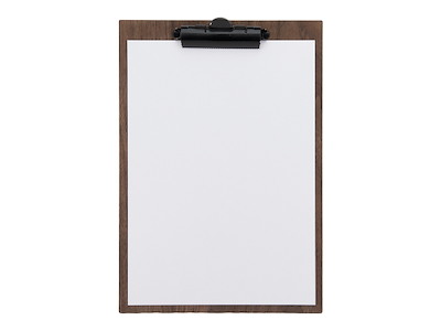 Menukort Skilt Klemme Valnød A4