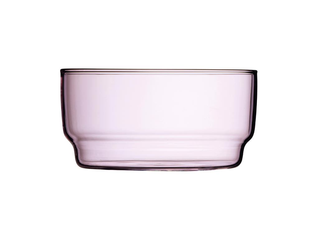 Skål Glas Torino 12 cm 2 stk. Pink