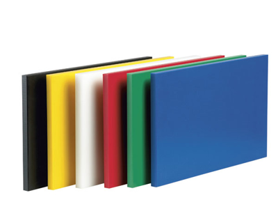 Skærebræt polyd Hvid 75x40x2 cm m/dup