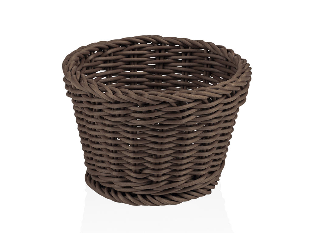 Brødkurv Brun Ø13 cm H10 cm Weaver Pro