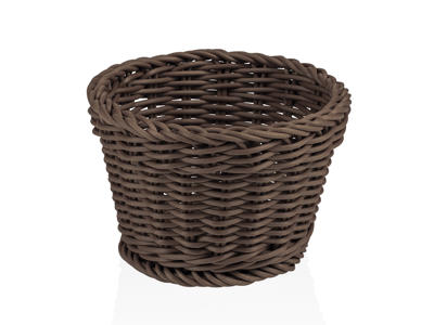 Brødkurv Brun Ø13 cm H10 cm Weaver Pro