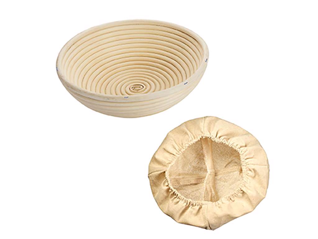 Hævekurv rund Ø24,5cm m stofklæde