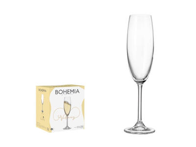 Glas Champagne 22 cl Bohemia