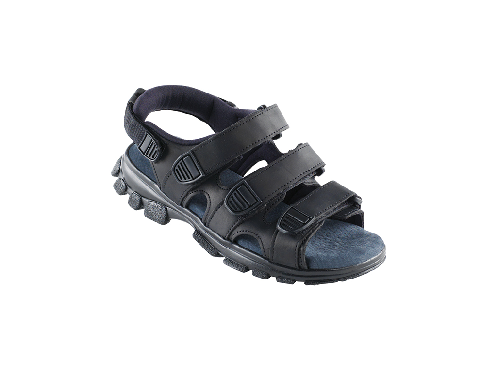 Treksandal, sort