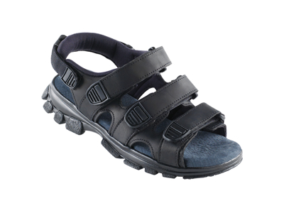 Treksandal, sort