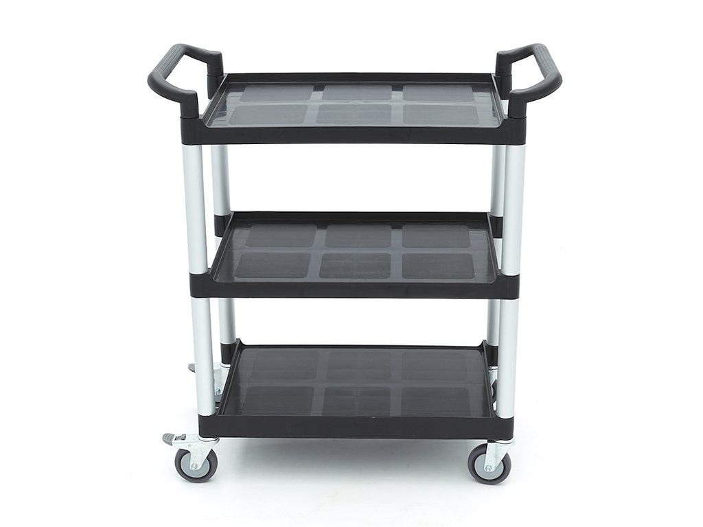 Rullebord 3 hylder 87x43x93 cm