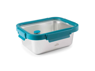 Food box RF/glas Blå 23x17,5x8 cm