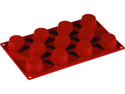 Bageform Silikone 1/3 GN, 11 muffins