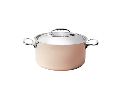 Gryde kobber, Ø28cm, de Buyer