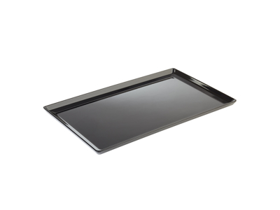 Melamin bakke sort  53 x 32,5 cm, H:3 cm