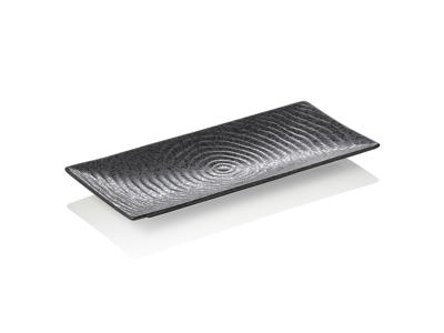 Tallerken 30,5x14x2cm Sort Maya