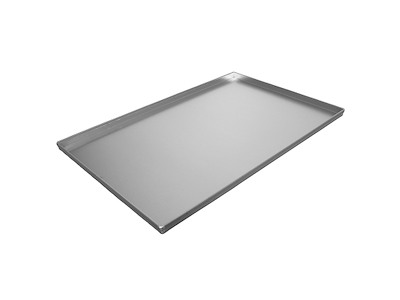 Bageplade i aluminium 600 × 400 mm med 20 mm kant