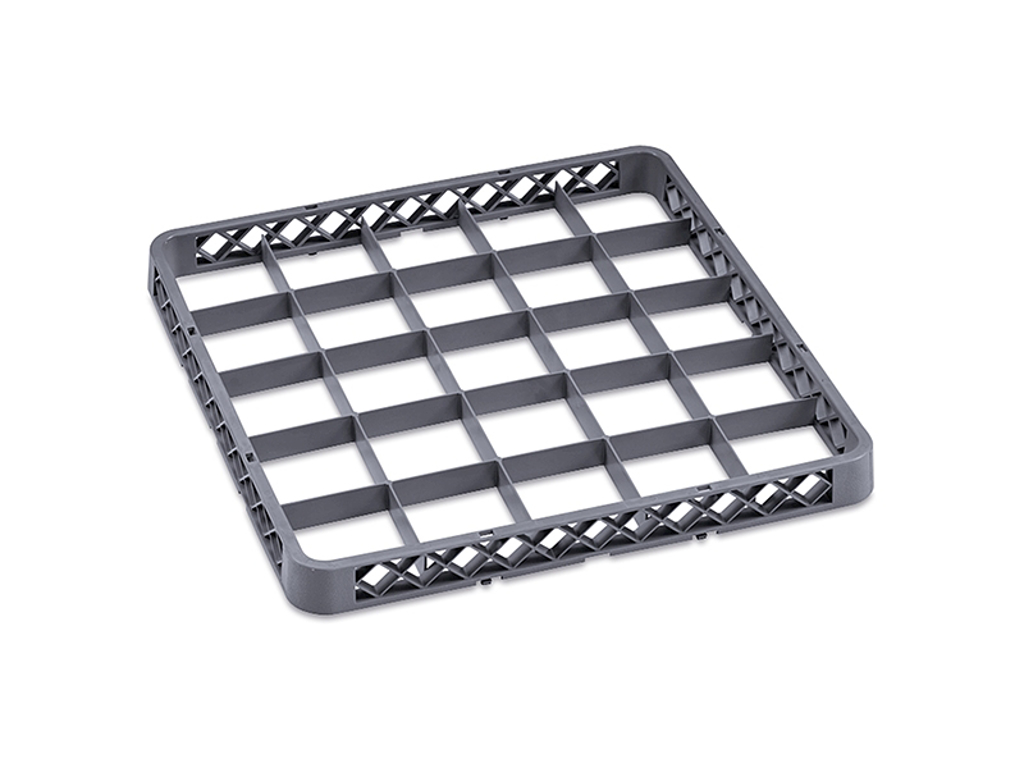 Opvaskebakke forhøjer 25 glas grå